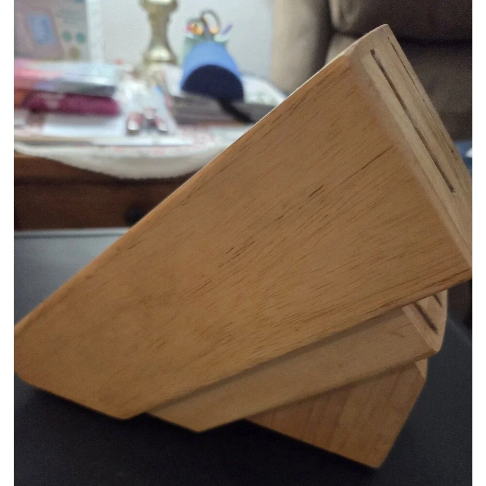 Faberware Wooden Knife Block Only - 1 slots - Cutlery Storage Holder Kitchen